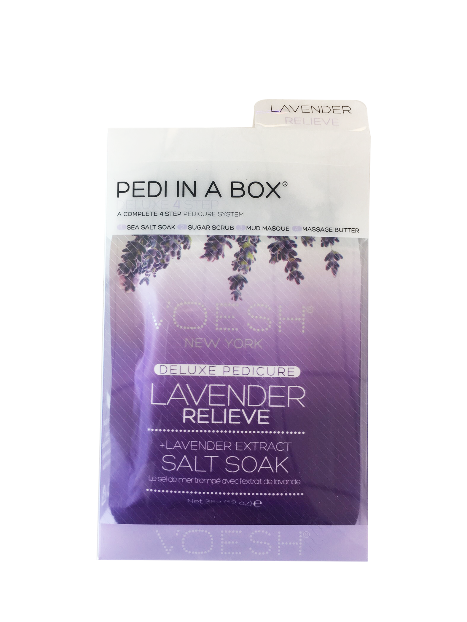VOESH Deluxe Pedicure 4 Step - Lavender - Case of 50